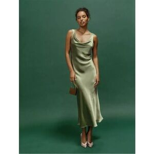 Reformation Brynn Silk Dress